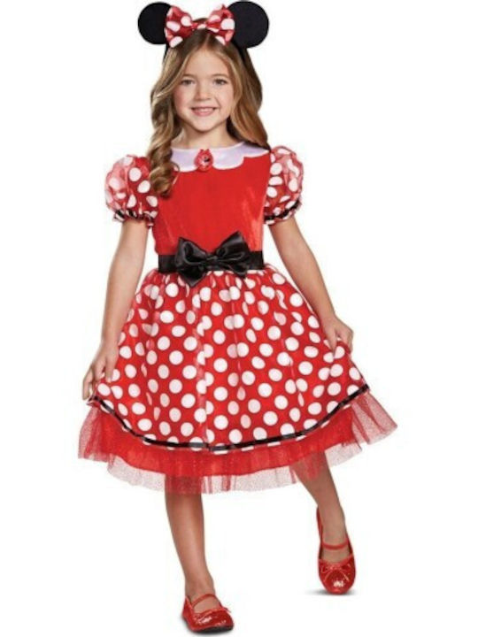 Kids Carnival Costume Minnie Red Minnie Deluxe