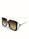 Woman's Fashion Women's Sunglasses with Brown Tartaruga Frame and Brown Gradient Lens G-90