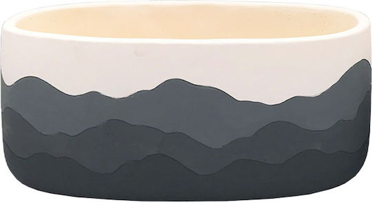 Marhome Planter Concrete Gray 24.8x13x10.7cm.