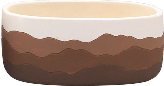 Marhome Planter Concrete Brown 20x10.2x9cm.