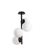 Opviq Faze Ceiling Mount Light 53cm Black with Socket E27
