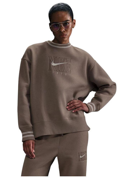 brown nike jumper