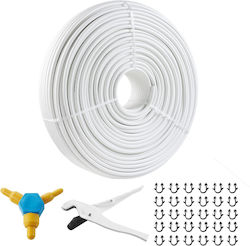 Σωλήνας Vevor Pex-al-pex 984 Πόδια 5/8'' Διάμετρος Σωλήνας Αλουμινίου-πλαστικού Σύνθετου Οξυγόνου Φράγμα Ακτινοβολίας Δαπέδου Pex Σωλήνας 0 08'' Πάχος Ακτινοβόλος Θερμικό Δάπεδο Υδραυλικά Εσωτερικό Στρώμα Αλουμινίου Σωλήνας Pex