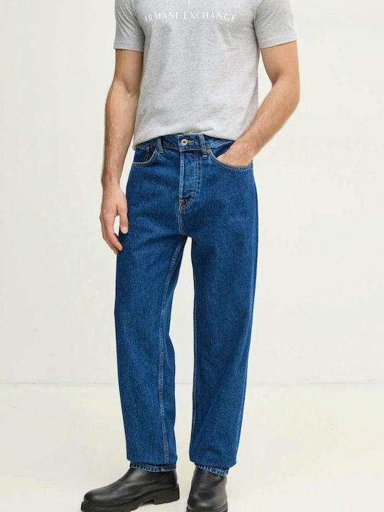 Ανδρικό Παντελόνι Τζιν με Loose Εφαρμογή Denim