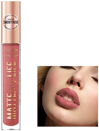 Fashion Make Up Matte My Life Luciu de buze No10 Smoky Rose 4ml