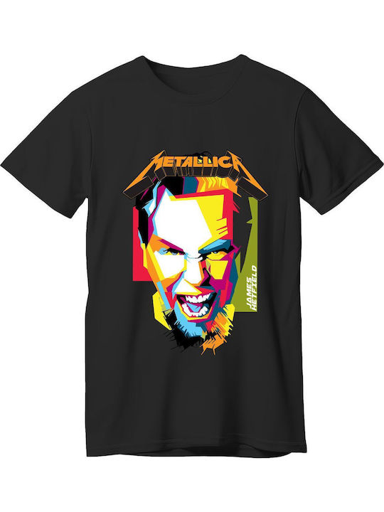 James Hetfield 1 Rock Avenue Black T-shirt
