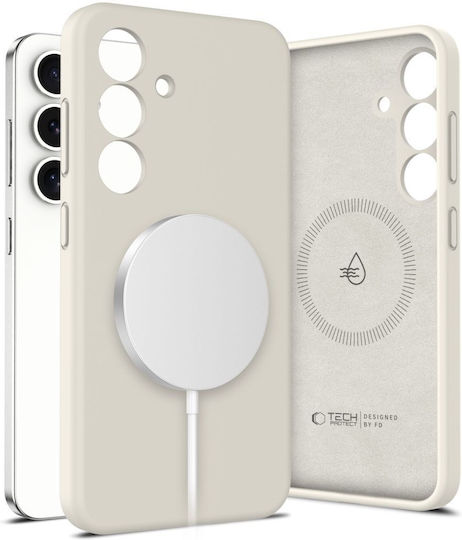 Tech-Protect Liquid Back Cover Σιλικόνης Μπεζ (Galaxy S25)