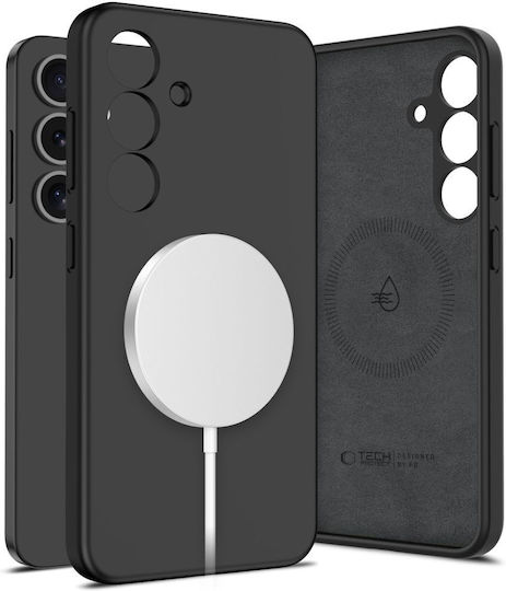 Tech-Protect Liquid Back Cover Σιλικόνης Μαύρο (Galaxy S25)