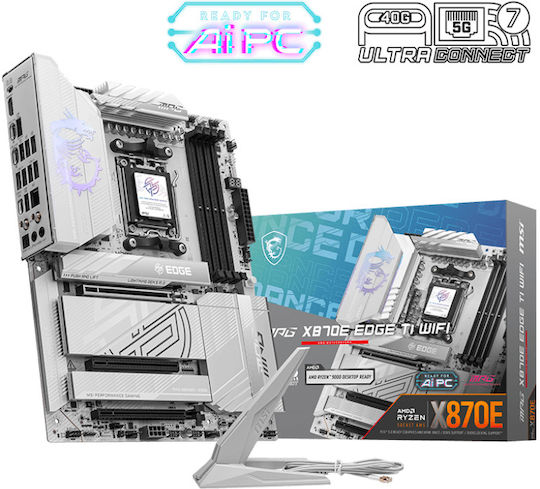 MSI MPG X870E Edge TI WIFI Motherboard ATX με AMD AM5 Socket 7E59-002R