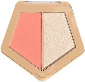 WYNIE 2-in-1 Highlighter & Rouge Palette mit Rouge #1