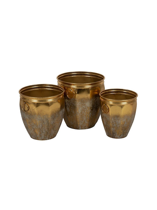 Gold Iron Planter 3 Units