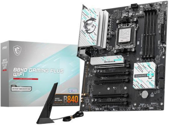 MSI B840 GAMING PLUS WIFI Дънна платка ATX с AMD AM5 Сокет