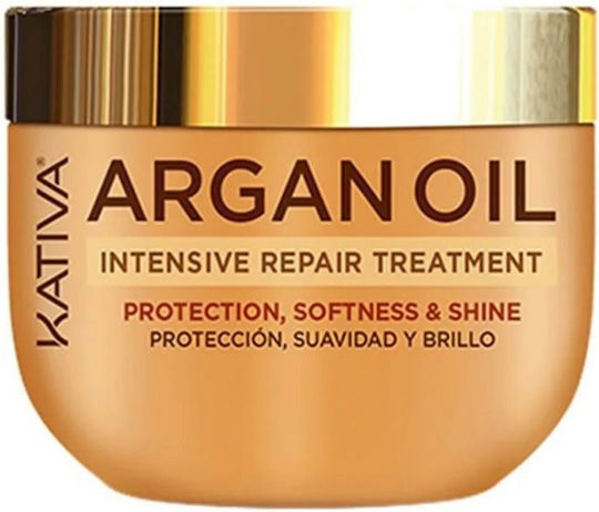 Kativa Argan Oil Μάσκα Μαλλιών για Επανόρθωση με Argan Oil & Πεπτίδια 300ml