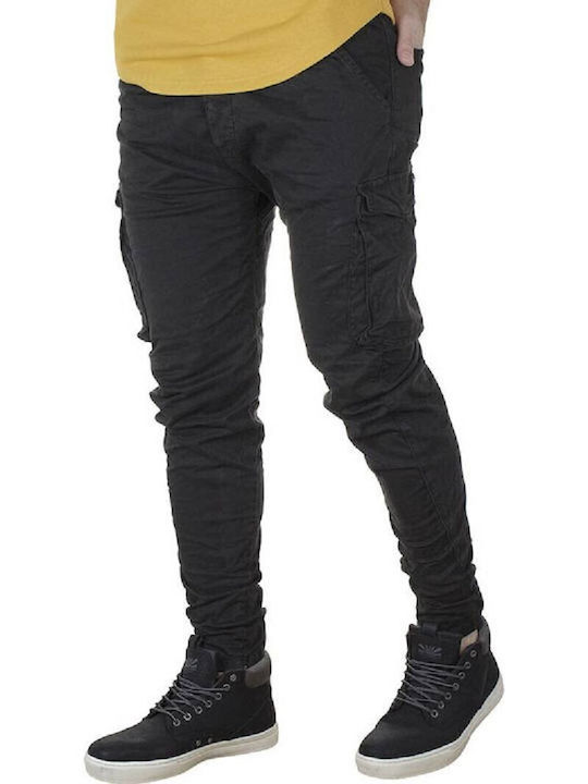 Damaged Jeans Мъжки Панталон Карго Еластичен Тя...