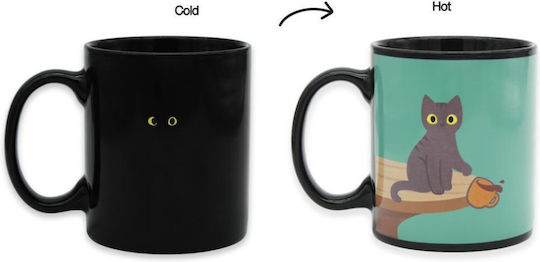 Winkee Heat Changing Mug Naughty Cat