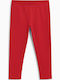 Kinder Leggings Lang Cherry