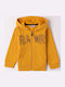 Kids Sweatshirt Cardigan Yellow
