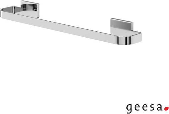 Geesa Ράγα Μπάνιου Μονή Επιτοίχια με Βίδες ​45x45cm Inox Ασημί