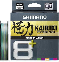Shimano Line Kairiki 8+ Multi Color 300m Ø 0.19mm