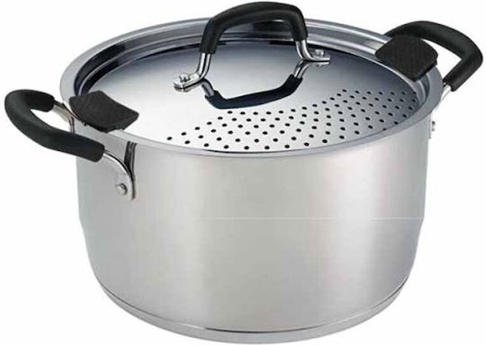 Homestyle Tiefer Edelstahl-Topf 5.3Es / 24cm