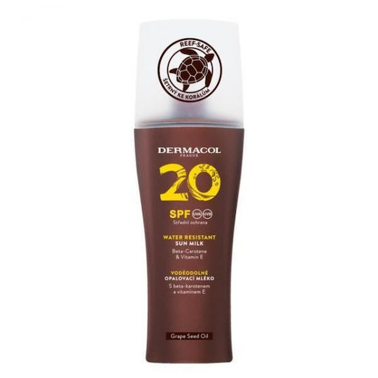 Dermacol Водоустойчив Слънцезащитен Лосион За Лице И Тяло SPF20 В Спрей 200мл