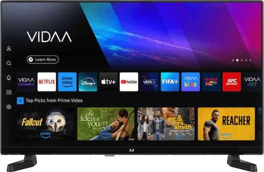 F&U Smart Τηλεόραση 32" HD Ready LED FLV32501 HDR (2024)