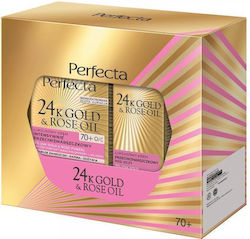 Perfecta 24K Gold & Rose Oil Σετ Περιποίησης για Αντιγήρανση Perfecta 24K Gold & Rose Oil Σετ Περιποίησης για Αντιγήρανση
