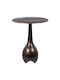 Round Side Table Metal Copper L40xW40xH50cm.