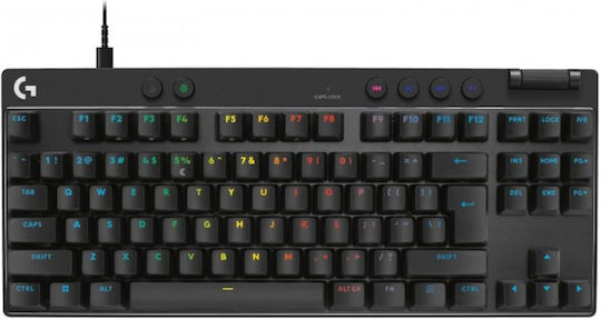 Logitech Pro X TKL Rapid Gaming Keyboard Tenkeyless with Magnetic switches and RGB lighting (English US)