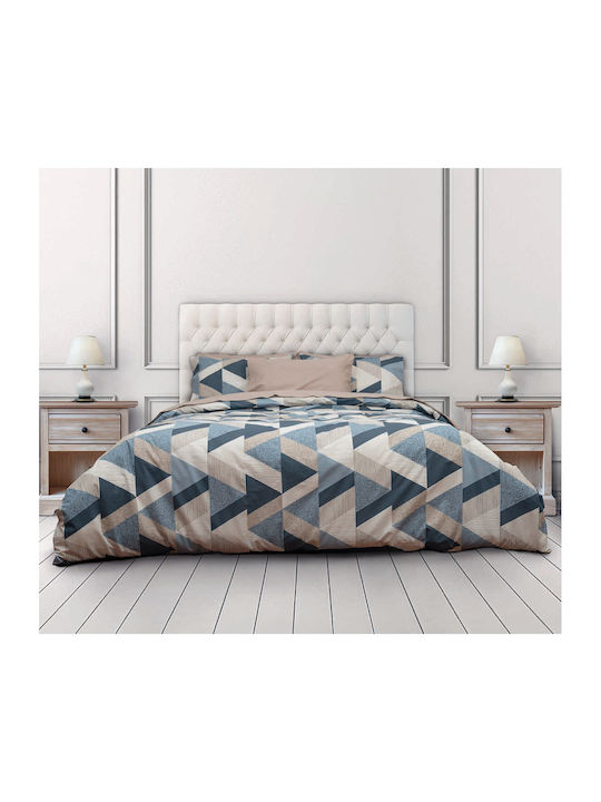 Epavlis Homeware Bettdecken-Set Einzelbett 160x240cm 0601 Mehrfarbig 2Stück
