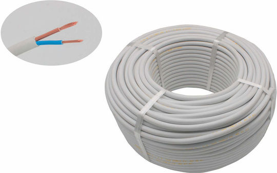 Flexible Electric Cable 2x4mm Myym Ho5vv-f White 100m