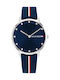 Pippa Women's Watch with Blue Rubber Strap