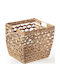 Nef-Nef Homeware Romano Decorative Basket Wicker Beige 29x29x28cm