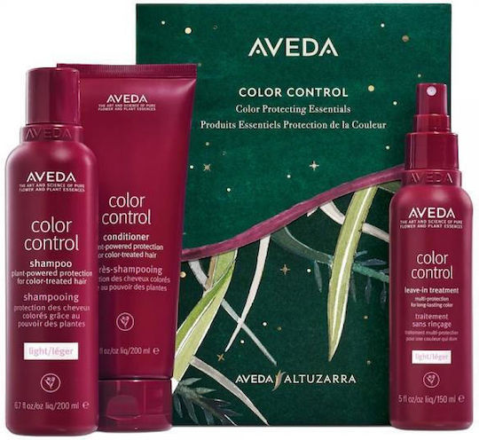 Aveda Сет за грижа за косата Защита на цвета за боядисана коса с шампоан и балсам 3 броя