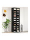 Schuhschrank aus Massivholz 54x34x183cm