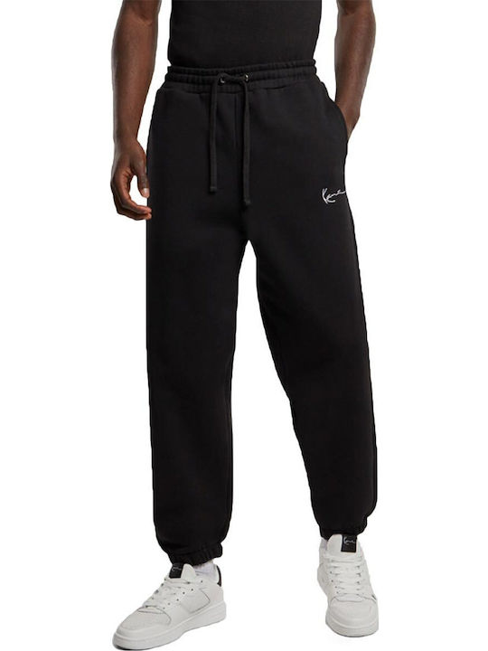 Sweatpants with Elastic Black