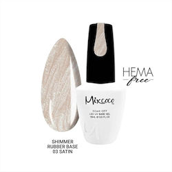 Mixcoco Top & Base Coat Rubber 15ml
