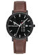 Pierre Lannier Damen Uhr mit Braun Lederarmband