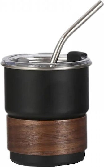 Sticlă Termos Oțel inoxidabil / Plastic 300ml Black