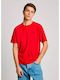 'connor' T-shirt Κόκκινο