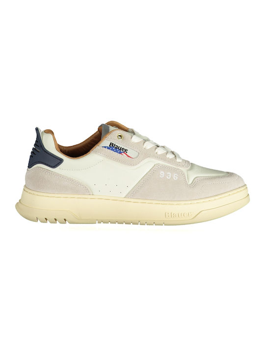 Blauer Sneakers White