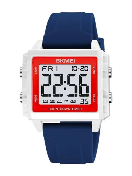 Skmei Ψηφιακό Ανδρικό Ρολόι 41mm Μπαταρίας με Μ...