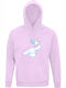 Kids Sweatshirt with Hood and Pockets Creamy Pink Cinnamoroll Flying Ballons