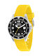 Sector Men's Watch Battery with Yellow Rubber Strap