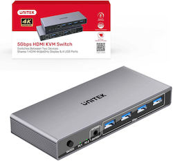 Unitek KVM & Data Switch με USB 3.0 Unitek KVM & Data Switch με USB 3.0