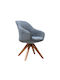 Fl23a Dining Room Fabric Chair Blue 63x58x82cm