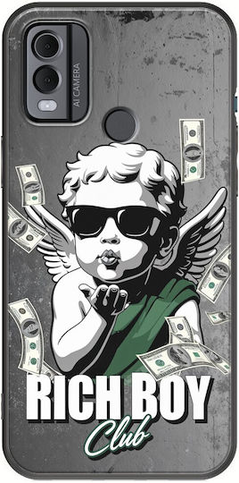 Rich Boy Club Nokia C22 Schwarzes TPU-Silikon