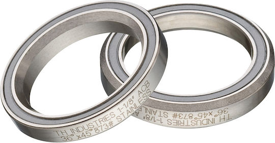 Ρουλεμαν Πηρουνιου Fsa Th-873s/stainless Acb 36°x45° 1"1/8 Dual Seal Mr054s