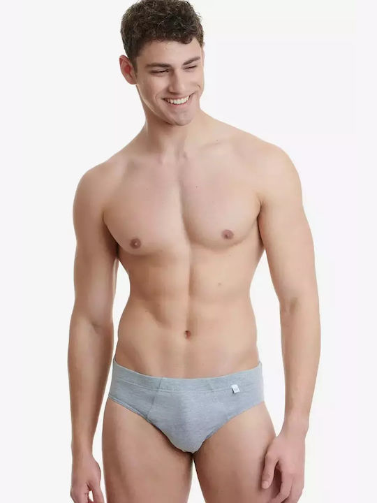 Ανδρικά Σλιπ Γκρι 2Pack