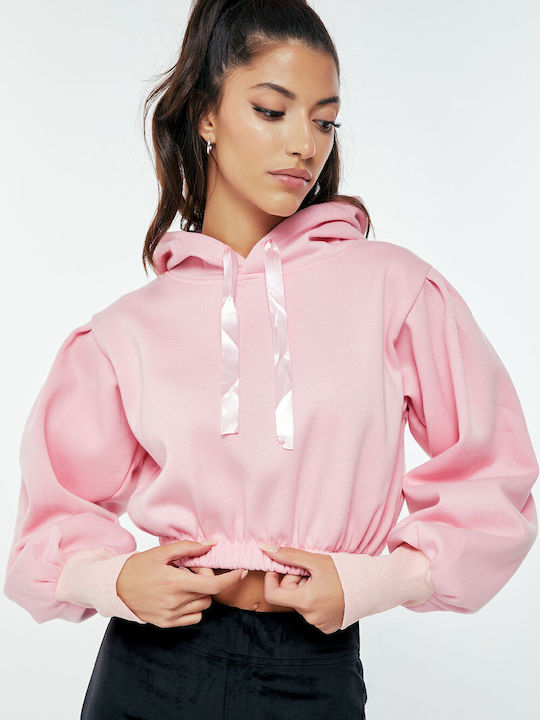 Sweatshirt Pink mit Kapuze